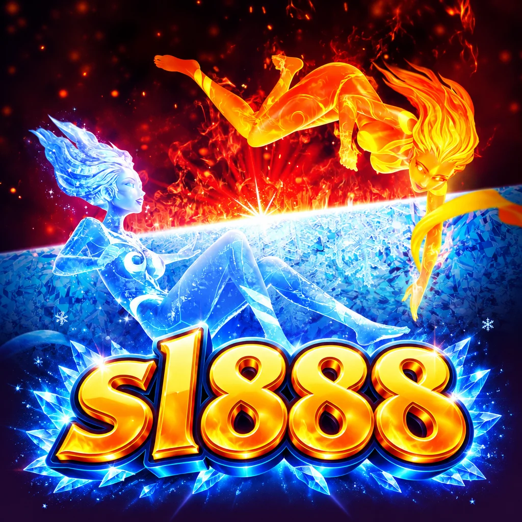 sl888 Guardians of Ice & Fire memperlihatkan dua sosok elemen es dan api yang saling berlawanan